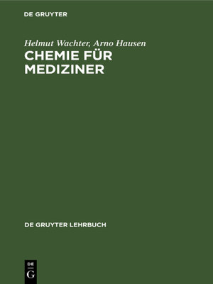 cover image of Chemie für Mediziner